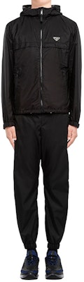 PRADA Black Minimalist Recycled Nylon Sports Jacket SGB460-1WQ9-F0N5A-S-202 Lookbook PRADA Black Minimalist Recycled Nylon Sports Jacket SGB460-1WQ9-F0N5A-S-202