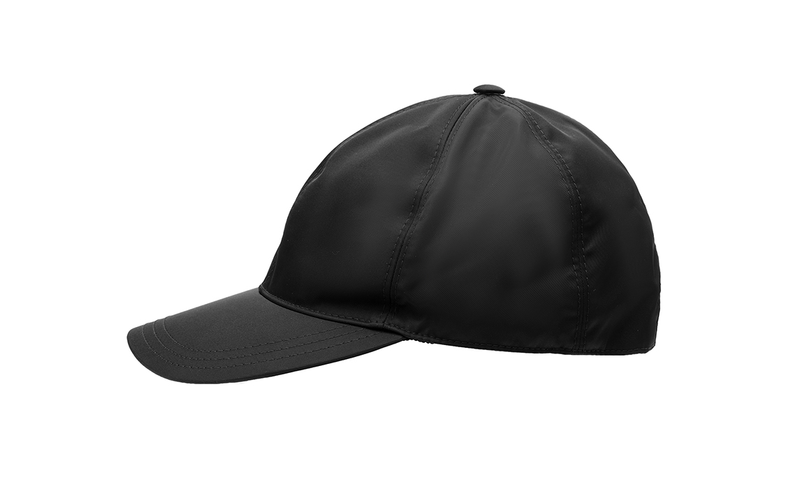Order PRADA Black Nylon Baseball Cap with Side Triangle Logo Unisex. 2HC2742DMI-F0002