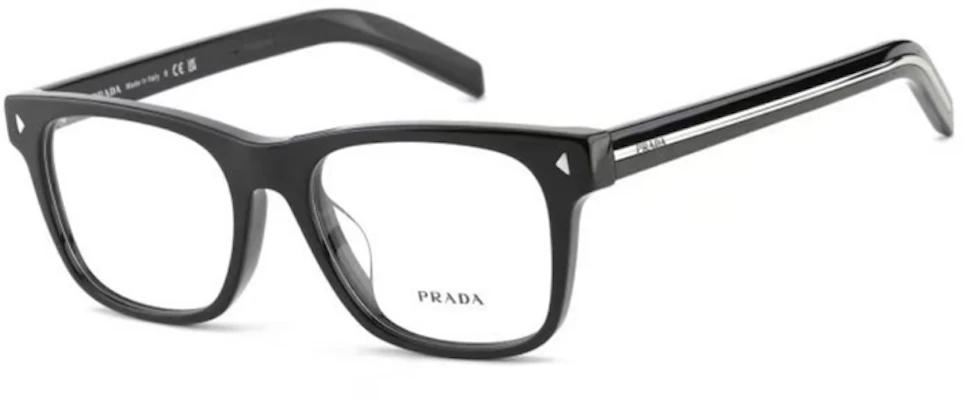 PRADA Cermin Mata Hitam Segi Empat Unisex dengan Aksen Emas dan Rekaan Logo. SPRA13VF-16K1O1 Buy PRADA Cermin Mata Hitam Segi Empat Unisex dengan Aksen Emas dan Rekaan Logo. SPRA13VF-16K1O1