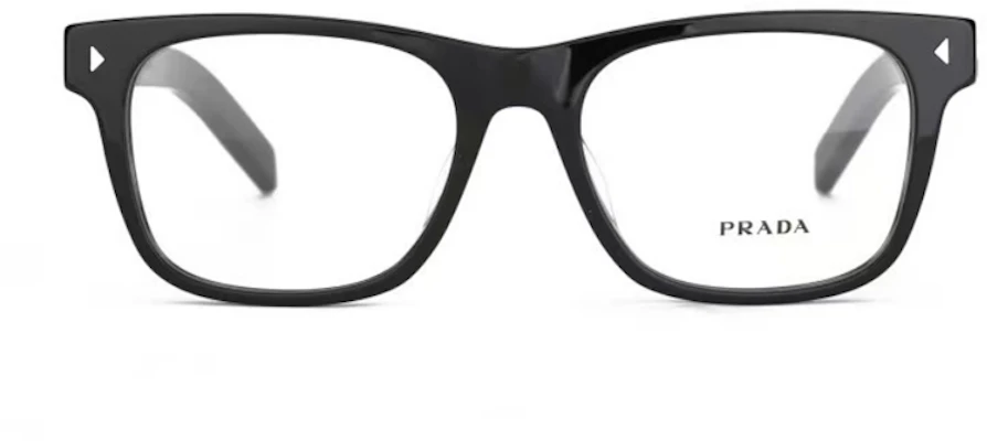 PRADA Cermin Mata Hitam Segi Empat Unisex dengan Aksen Emas dan Rekaan Logo. SPRA13VF-16K1O1 Lookbook PRADA Cermin Mata Hitam Segi Empat Unisex dengan Aksen Emas dan Rekaan Logo. SPRA13VF-16K1O1