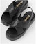 Order (W) Sandal Slingback Kulit Quilted Prada 1XZ749 'Hitam' 1XZ749038F0002F035