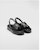 (W) Sandal Slingback Kulit Quilted Prada 1XZ749 'Hitam' 1XZ749038F0002F035