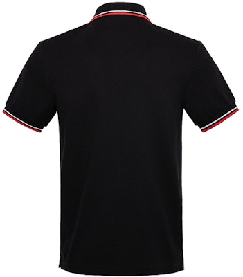 普拉达黑色短袖POLO衫带标志条纹领 SJN256-322-F0AA9 Lookbook 普拉达黑色短袖POLO衫带标志条纹领 SJN256-322-F0AA9