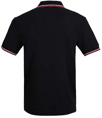 普拉达黑色短袖条纹装饰POLO衫 SJJ887-322-F0AA9 Lookbook 普拉达黑色短袖条纹装饰POLO衫 SJJ887-322-F0AA9