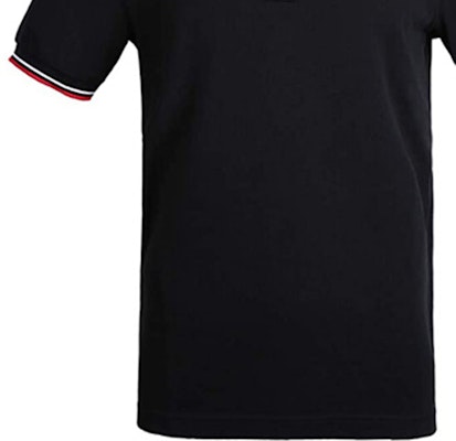 普拉达黑色短袖条纹装饰POLO衫 SJJ887-322-F0AA9 Shop 普拉达黑色短袖条纹装饰POLO衫 SJJ887-322-F0AA9