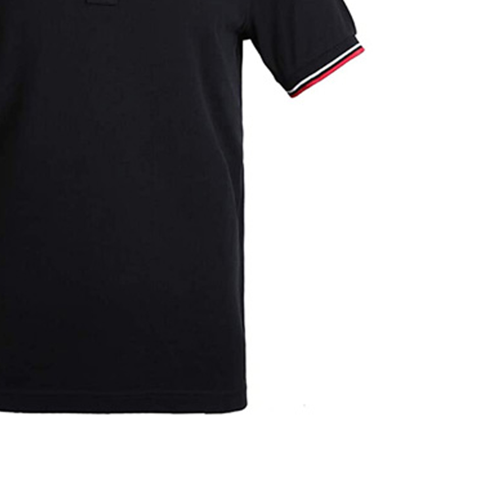 Purchase 普拉达黑色短袖条纹装饰POLO衫 SJJ887-322-F0AA9