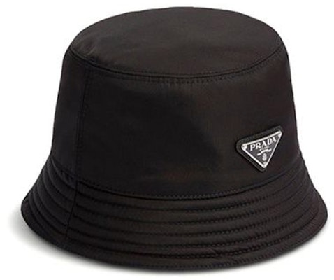 Sombrero de Cubo PRADA Negro de Tela Sarga con Logo Triángulo para Hombre. 2HC137-2DXI-F0002 Order Sombrero de Cubo PRADA Negro de Tela Sarga con Logo Triángulo para Hombre. 2HC137-2DXI-F0002