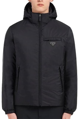 PRADA Black Winter Puffer Jacket Hoodie Long Sleeve Zipper SGN9551WQ9-F0002 Sizing PRADA Black Winter Puffer Jacket Hoodie Long Sleeve Zipper SGN9551WQ9-F0002