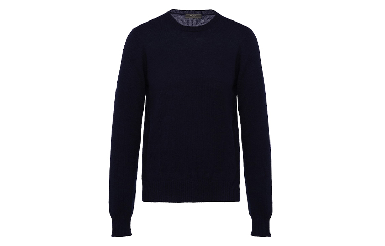 Order 普拉达蓝色羊绒圆领毛衣 UMA282-1HZN-F0008-S-142