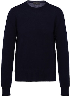 普拉达蓝色羊绒圆领毛衣 UMA282-1HZN-F0008-S-142 Order 普拉达蓝色羊绒圆领毛衣 UMA282-1HZN-F0008-S-142