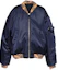 Buy PRADA Blue Logo Patch Zip-Up Long Sleeve Jacket SGB895-1WQ8-F0ABM-S-212