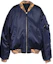 Order PRADA Blue Logo Patch Zip-Up Long Sleeve Jacket SGB895-1WQ8-F0ABM-S-212
