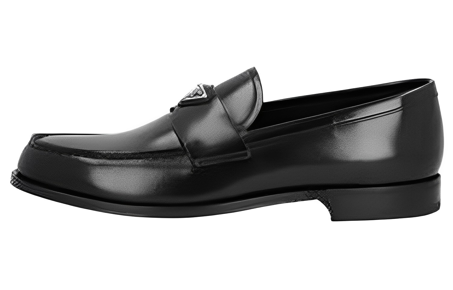 Prada Brushed Leather Loafer 'Black' 2DB205_055_F0002
