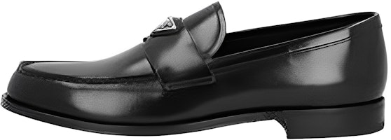 Prada Brushed Leather Loafer 'Black' 2DB205_055_F0002 Prada Brushed Leather Loafer 'Black' 2DB205_055_F0002