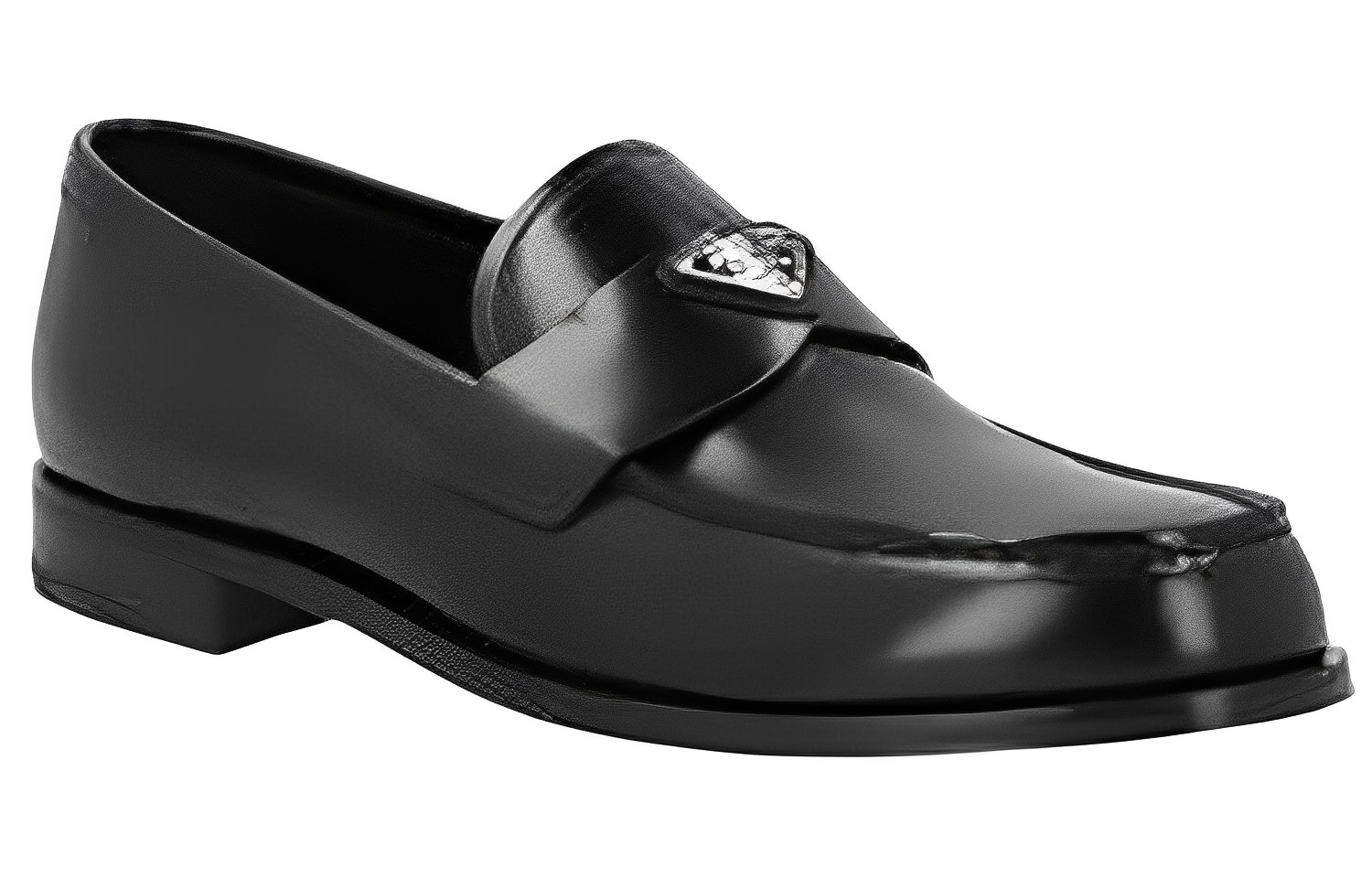 Lookbook プラダ レザー スリッポン カジュアルシューズ (黒) 2DB205_055_F0002