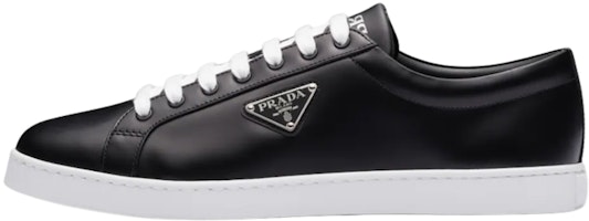 Prada Brushed Leather Sneaker 'Black' 2EE376_3F0E_F0632 Prada Brushed Leather Sneaker 'Black' 2EE376_3F0E_F0632