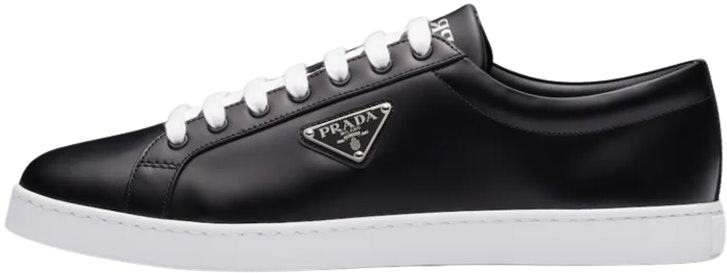 prada-brushed-leather-sneaker-black