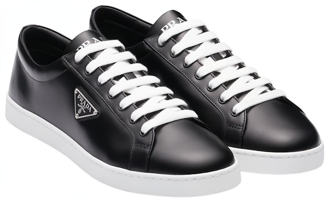 Prada Brushed Leather Sneaker 'Black' 2EE376_3F0E_F0632 Order Prada Brushed Leather Sneaker 'Black' 2EE376_3F0E_F0632