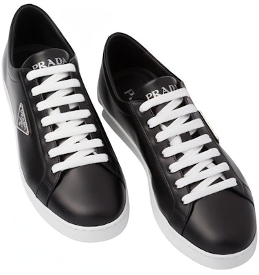 Prada Brushed Leather Sneaker 'Black' 2EE376_3F0E_F0632 Lookbook Prada Brushed Leather Sneaker 'Black' 2EE376_3F0E_F0632