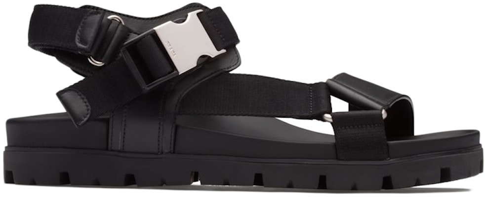 Prada Buckle Tape Sandal 'Black' 2X3055-3L6E-F0002 Buy Prada Buckle Tape Sandal 'Black' 2X3055-3L6E-F0002