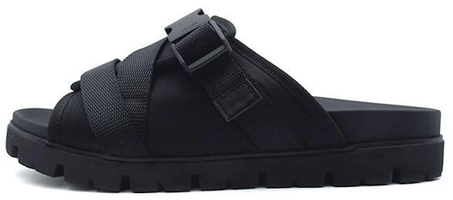 Prada 黑色搭扣拖鞋 2X3079-3L74-F0002 Buy Prada 黑色搭扣拖鞋 2X3079-3L74-F0002