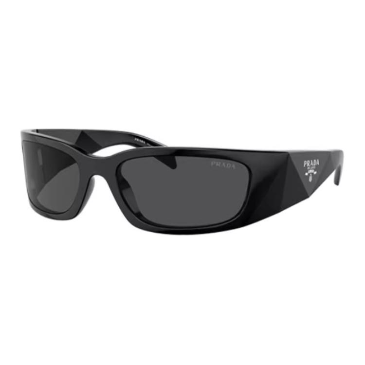 PRADA Butterfly Design Acetate Sunglasses Unisex Black/White 0PR A14S