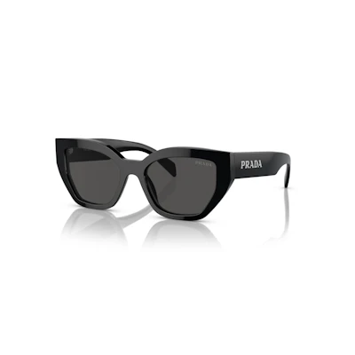 Prada Butterfly Logo Sunglasses Black/Silver (SPRA09 1AB-5SO)