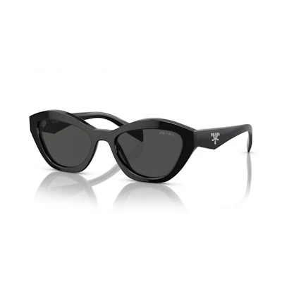 Prada Butterfly Sunglasses Black/Dark Grey (PRA02S)