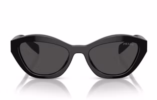 Order Prada 蝴蝶形太陽眼鏡 黑色/深灰色 (PRA02S)