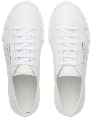 普拉達 皮革低筒運動鞋 '白色' 2EG302-A21-F0009 Lookbook 普拉達 皮革低筒運動鞋 '白色' 2EG302-A21-F0009