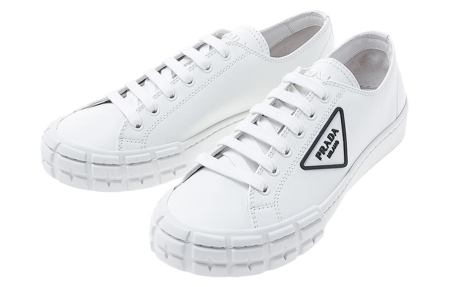 Lookbook Prada Cassetta Wheel Rendah 'Putih' 2EG407-A21-F0964