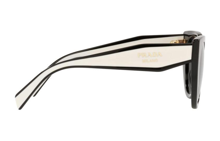 Purchase Cermin Mata Cat-Eye PRADA Hitam Putih Unisex Sedia Preskripsi PR14WS09Q5S0