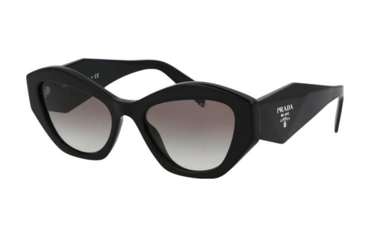 PRADA Cat Eye Black Acetate Sunglasses 0PR07YS1AB0A7 圖 2