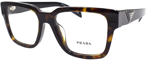 PRADA Catwalk Series Tortoiseshell Square Optical Glasses for Men. VPR08Z-F 2AU-1O1 PRADA Catwalk Series Tortoiseshell Square Optical Glasses for Men. VPR08Z-F 2AU-1O1