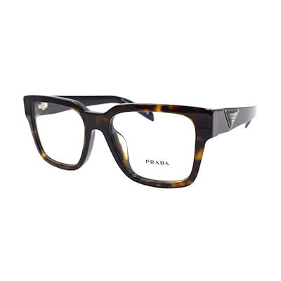 PRADA Catwalk Series Tortoiseshell Square Optical Glasses for Men. VPR08Z-F 2AU-1O1