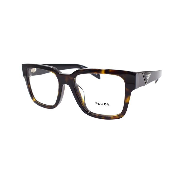 Order PRADA Catwalk Series Tortoiseshell Square Optical Glasses for Men. VPR08Z-F 2AU-1O1