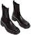 Prada Chelsea Boots 'Kulit Beludru Hitam Hujung Petak' 2UG006_B4L_F0002