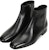 Prada Chelsea Boots 'Kulit Hujung Petak Hitam' 2TB045_683_F0002