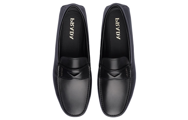 Prada Classic Casual Business Shoes 'Black' 圖 4