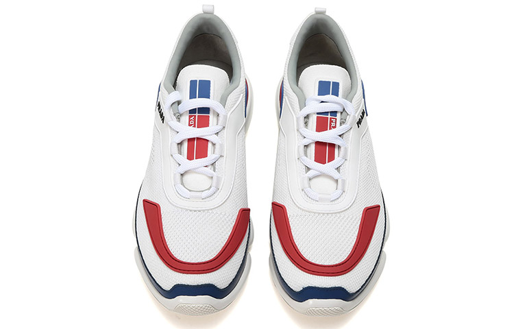 Shop Prada Cloudbust Knit 'Putih Biru Merah' 2EG253-2ODB-F0YGZ