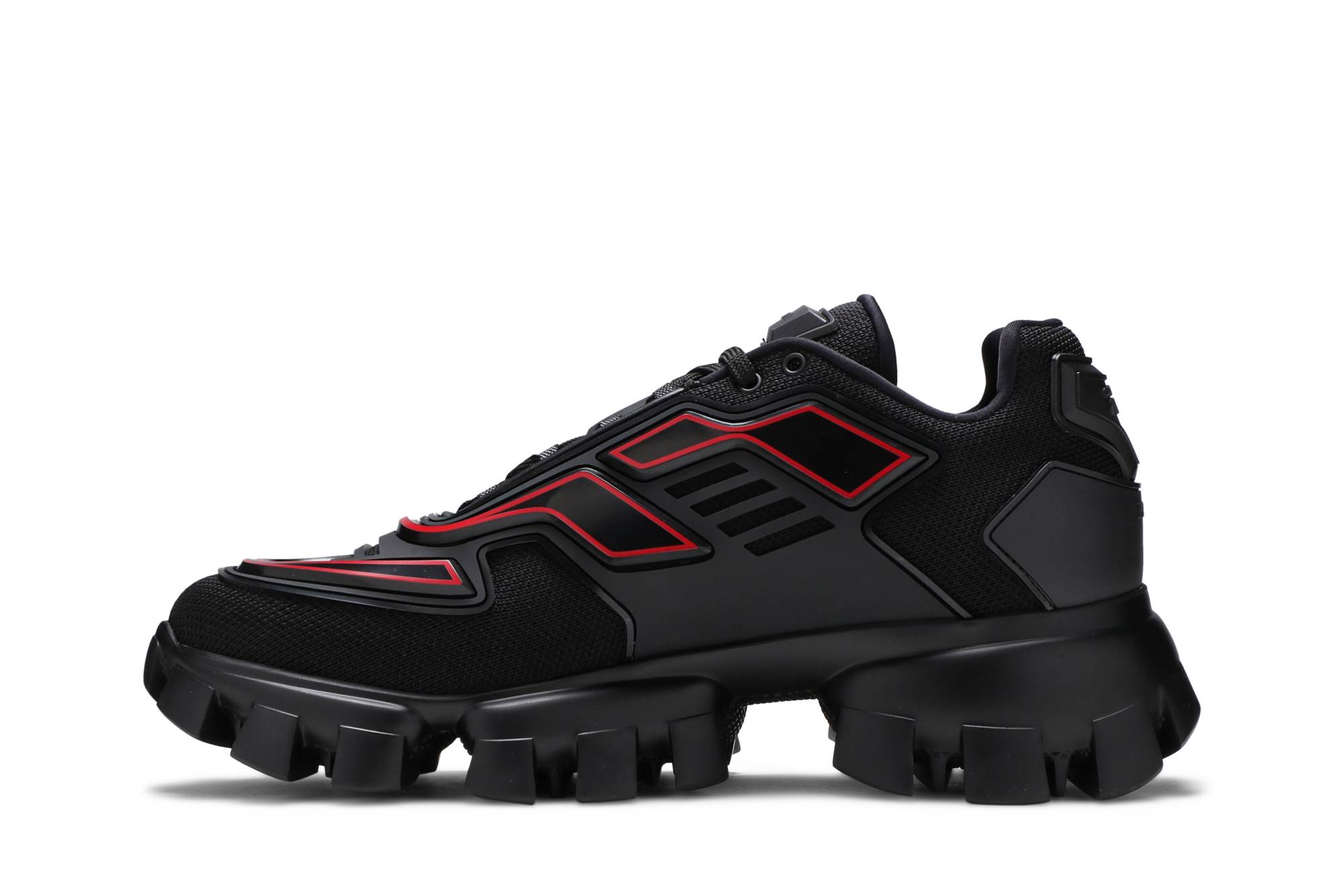 Prada Cloudbust Thunder Knit 'Black Red' 圖 3