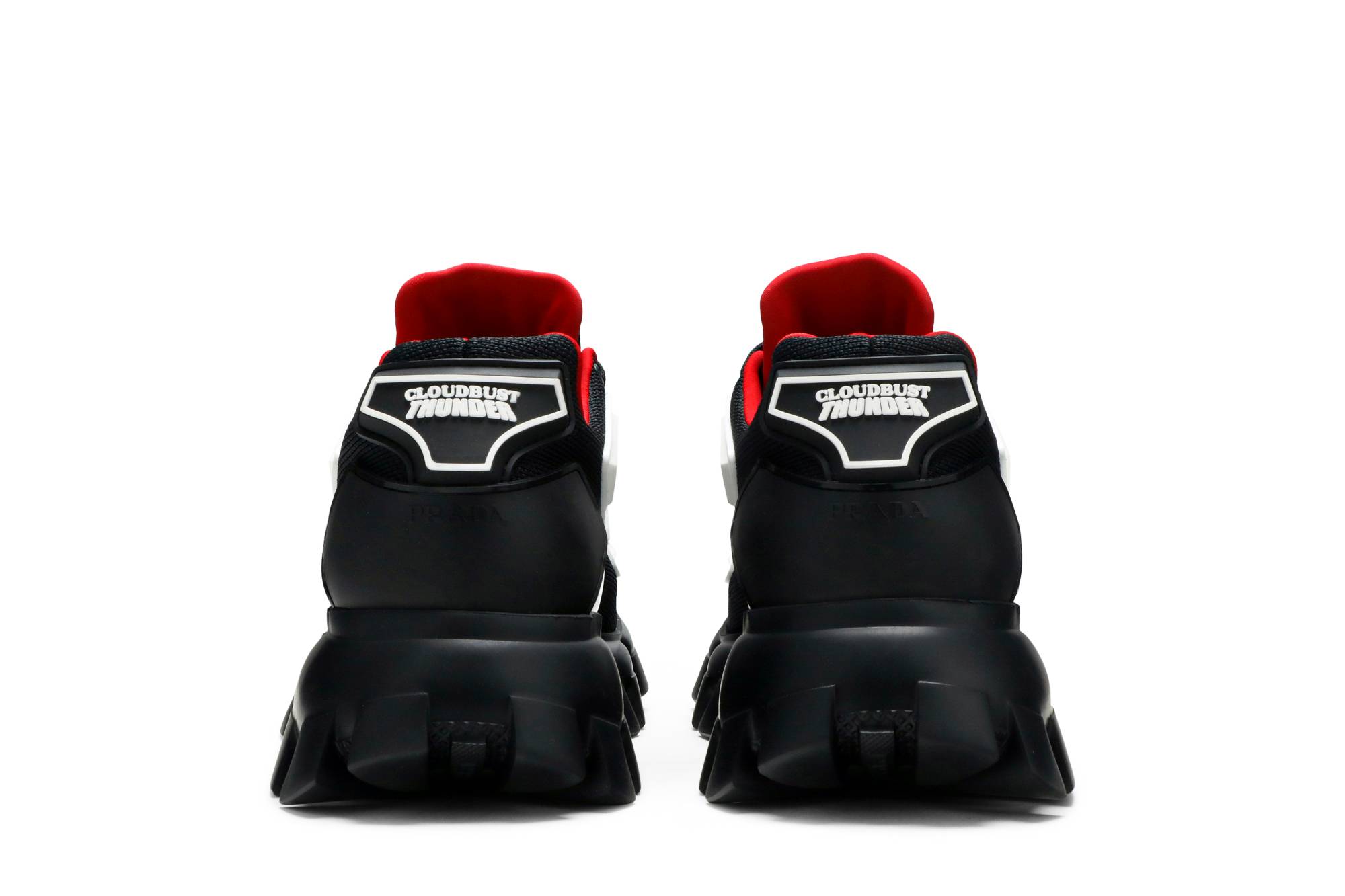 Details for 普拉达Cloudbust雷霆针织 '白黑' 2EG293-3KZU-F0UC6