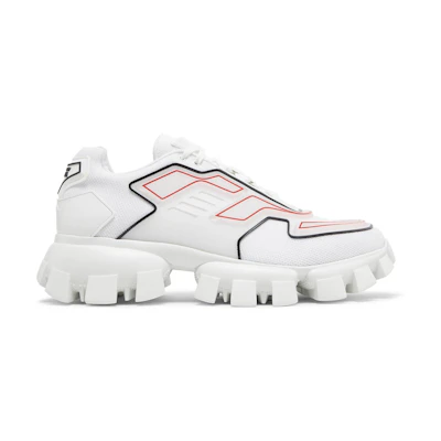 Prada Cloudbust Thunder Knit 'White Red'