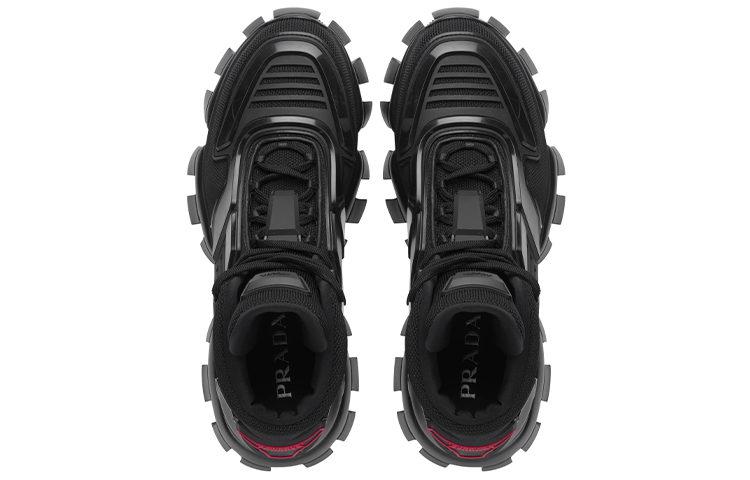 Purchase Prada Cloudbust Thunder Sneaker Tinggi 'Hitam' 2TG180_3KZU_F0002