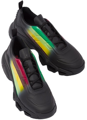 Prada Collision Cross Sneaker 'Black Apple Green' 4E3595_3LMP_F0225 Lookbook Prada Collision Cross Sneaker 'Black Apple Green' 4E3595_3LMP_F0225