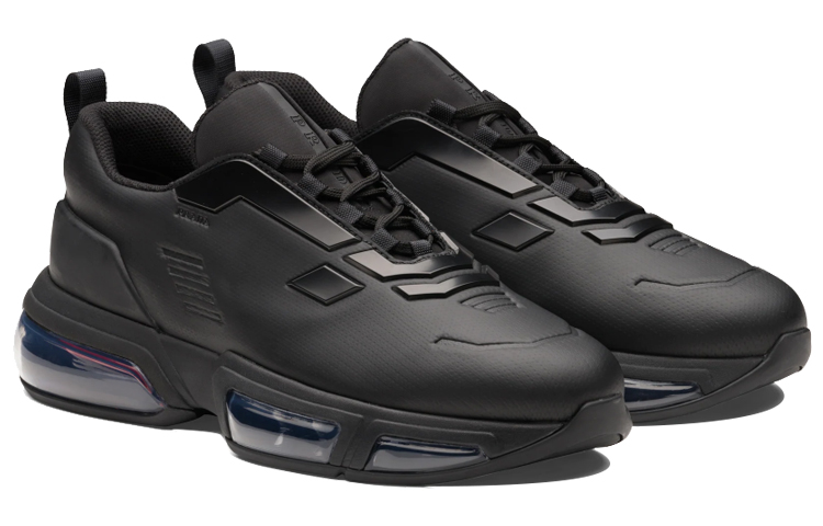 Prada Collision Technical Fabric Sneakers 'Black' 圖 2