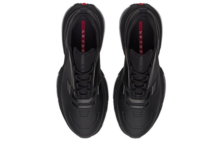 Prada Collision Technical Fabric Sneakers 'Black' 圖 4