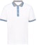 Buy 普拉达对比标志白色POLO衫 - 开学季特别版 UJN766S2121ZP5-F0009