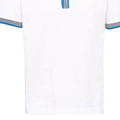 普拉达对比标志白色POLO衫 - 开学季特别版 UJN766S2121ZP5-F0009 Sizing 普拉达对比标志白色POLO衫 - 开学季特别版 UJN766S2121ZP5-F0009