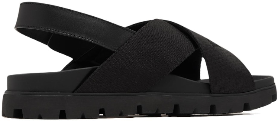 プラダ クロスストラップ バックルサンダル (ブラック) 2X30543-L74-F0002 Shop プラダ クロスストラップ バックルサンダル (ブラック) 2X30543-L74-F0002